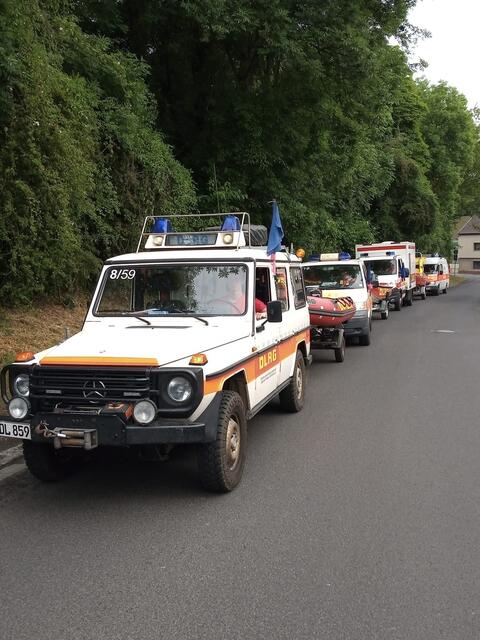 Platz 14 - Kraftfahrer-Ausbildung Fahren in einer Kolonne (28 Stimmen) | Foto: Foto: DLRG Ortsgruppe Friedberg-Bad Nauheim e.V.