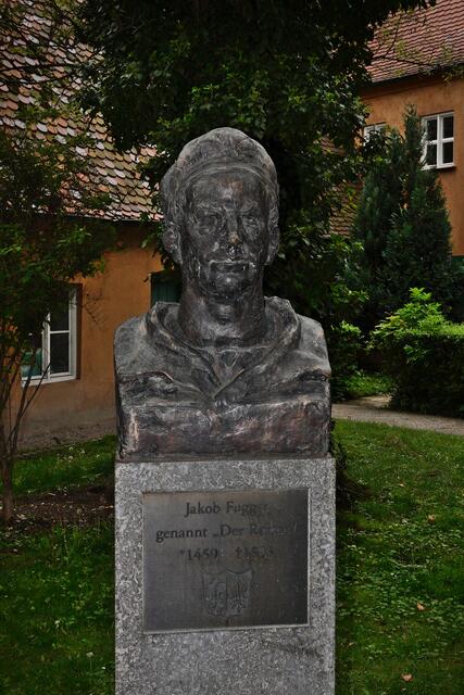 Skulptur von Jakob Fugger dem Reichen