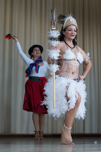 Festival der Kulturen 2023 des IKM e.V. in Mering - El Sol Naciente München – Folklore der Aimara-Indios aus Chile | Foto: FSeventfoto