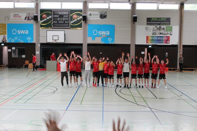 Siegerjubel nach der Qualifikation für die ÜBOL 