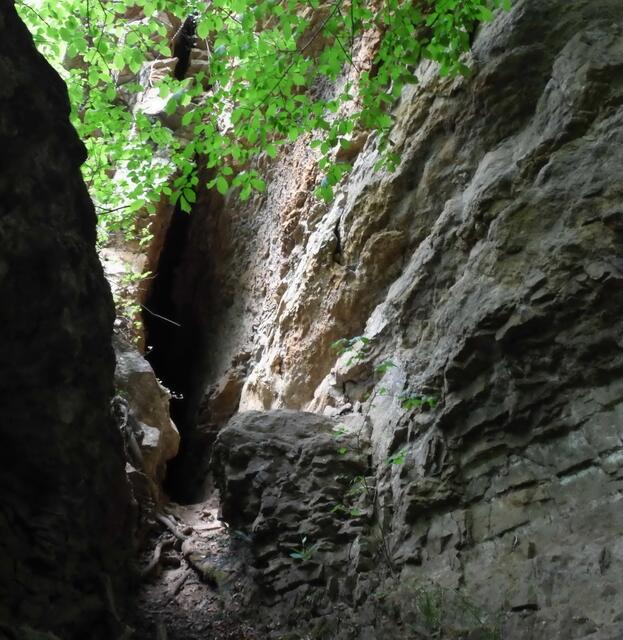 Kennst du die Höhle des Räubers Lippold? Einst hatte er die Tochter des Bürgermeisters von Ahlfeld entführt, deren gemeinsame Kinder er tötete. Sie konnte jedoch befreit werden, und der Wüterich wurde zur Strafe an dem Ast eines Baumes aufgehängt, wo die Raben ihm die Augen  auspickten, das Fleisch von den Rippen fraßen und diese später zur Warnung aller im Wind klapperten.