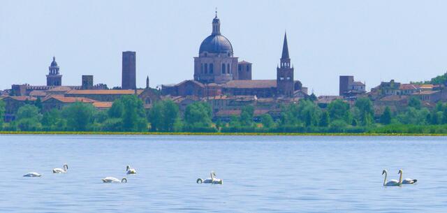 Panoramablick auf Mantua
