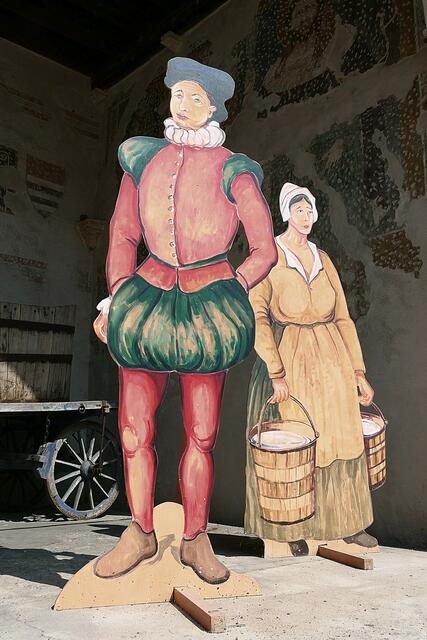 Geschichtsunterricht mit Pappfiguren