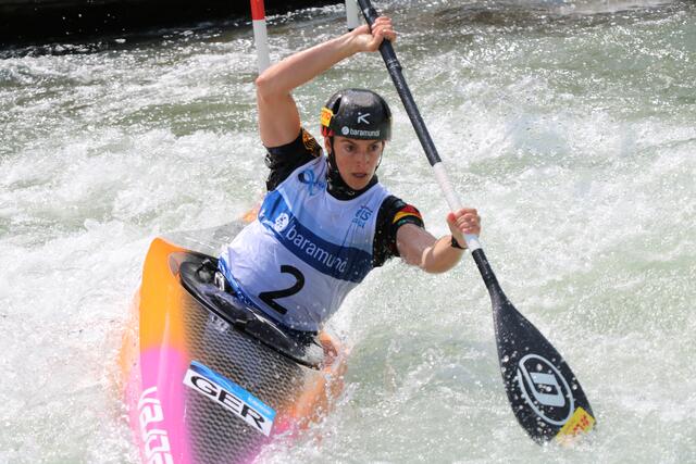Ricarda Funk hatte einen Fahrfehler | Foto: Marianne Stenglein
