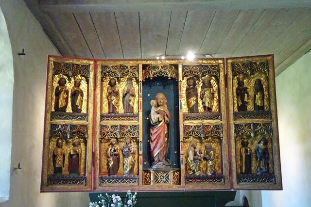 Flügelaltar in der Wipertikirche