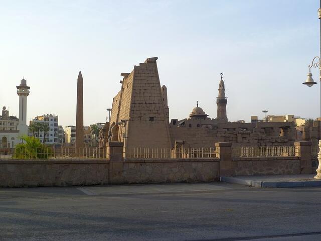 Luxor-Tempel.
