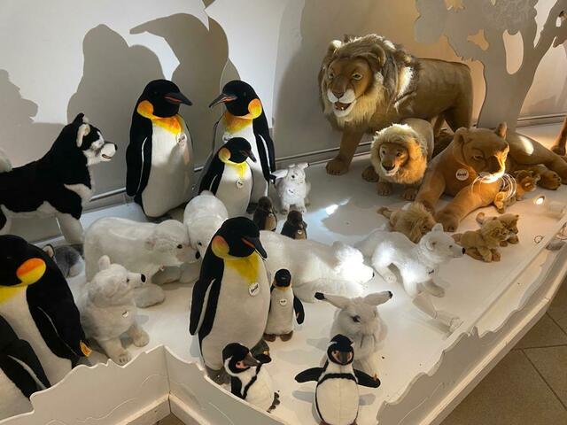 Der Vielfalt an Steifftieren war keine Grenze gesetzt. 