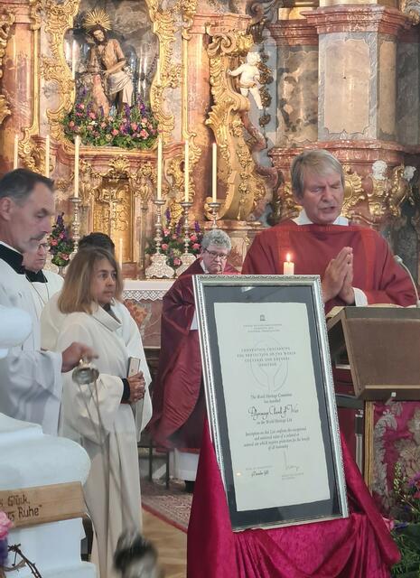 Verkündigung des Hl. Evangelium durch Diakon Xaver Käser