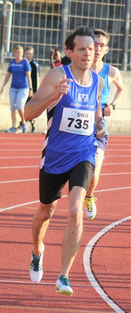 Bestzeit über 1500 Meter erzielte Arslan Muminovic