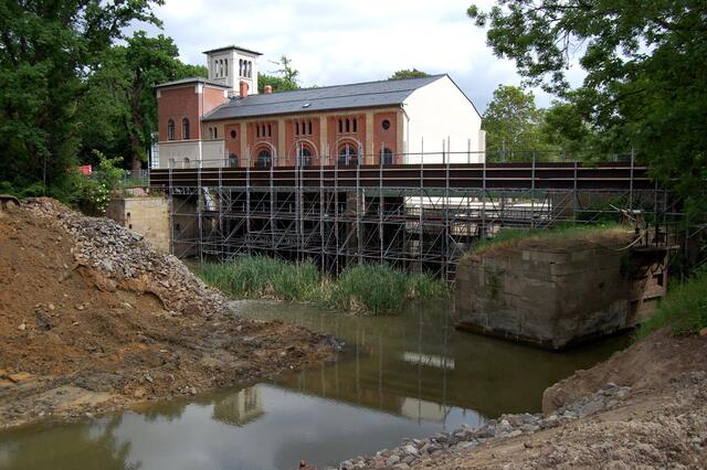 So sah es einen Großteil der 10 Jahre der Sanierungstätigkeiten aus. Der Ernst August Kanal wurde abgeschnitten.