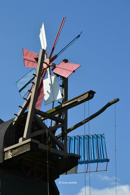 Mühlenmontag

Mühle Paula in Steinhude - Windrad

(Foto: Katja Woidtke)