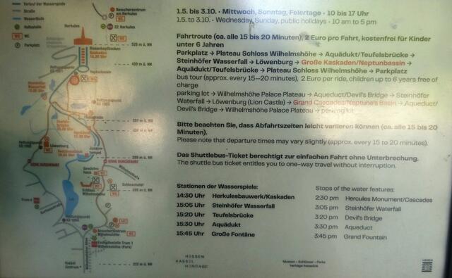 Info über den Shuttlebus