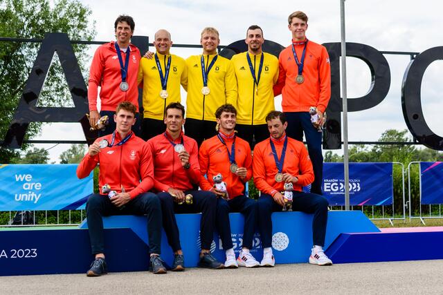 Deutschland holt EM Gold im C 1 Herrenteam in Krakau | Foto: Philipp Reichenbach Text und Fotos