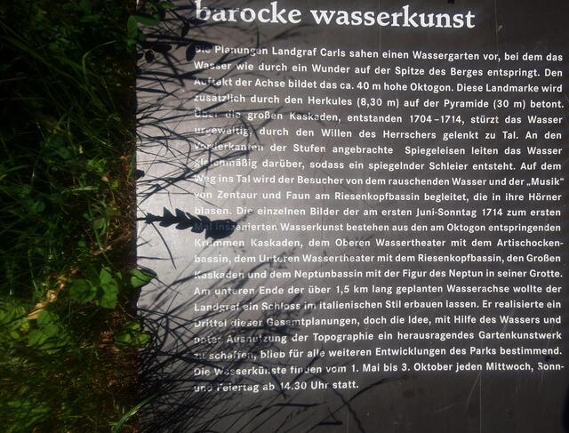 Info über die Wasserkunst