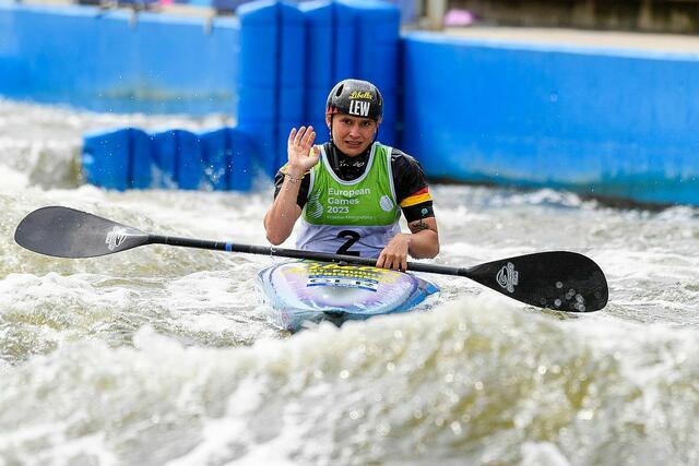 Elena Lilik im Finale der Top 10 K 1 Damen | Foto: DKV Philipp Reichenbach