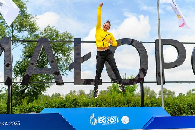 Wahnsinn wie Elena Lilik sich freute | Foto: DKV Philipp Reichenbach