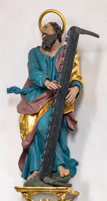 Apostel Simon in der Kissinger Pfarrkirche St. Stephan von Joseph Karl Öberl.