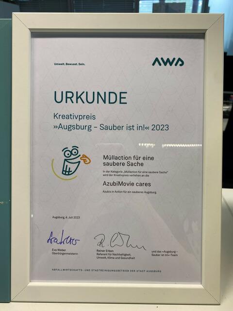Unsere Urkunde