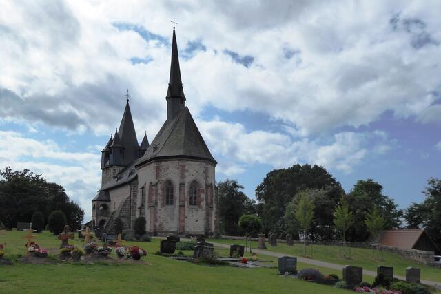 Ansicht der Martinskirche vom Südosten.