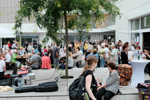 Das Sommerfest in der Begegnungsstätte du &amp; hier war gut besucht. | Foto: Stefan Krug, Stadt Gersthofen
