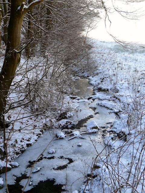 Die Ziller im Winter.