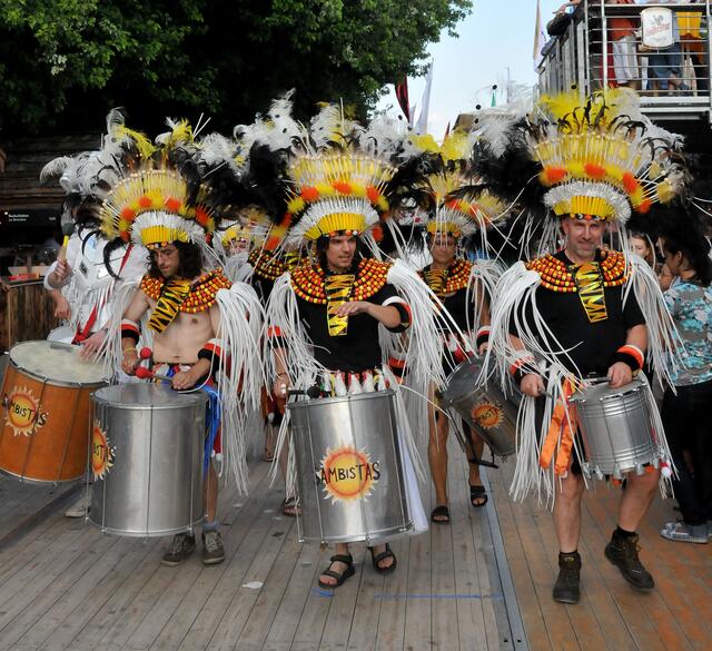 Parade zur Eröffnung des Maschseefestes anno 2008.