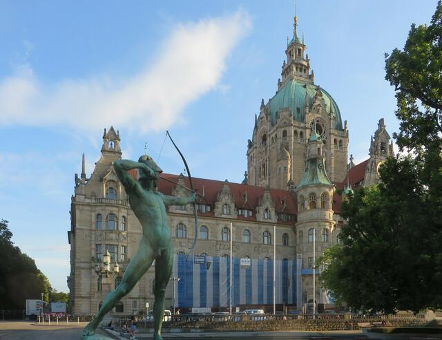 Der Bogenschütze ist gespannt.