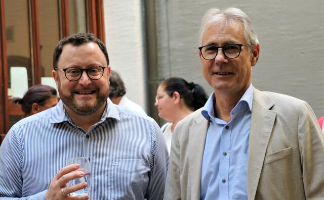 Matthias Fink und Dieter Saborowski (von links) | Foto: Marianne Stenglein