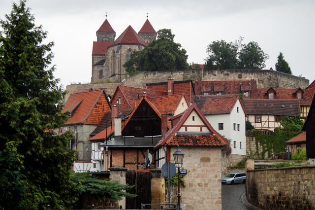 Stiftskirche St. Servatii von der Wassertorstr. aufgenommen