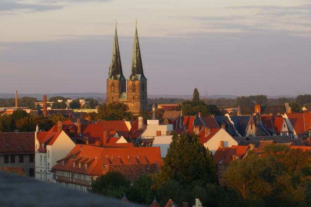 Abendsonne über Quedlinburg (Nikolaikirche)