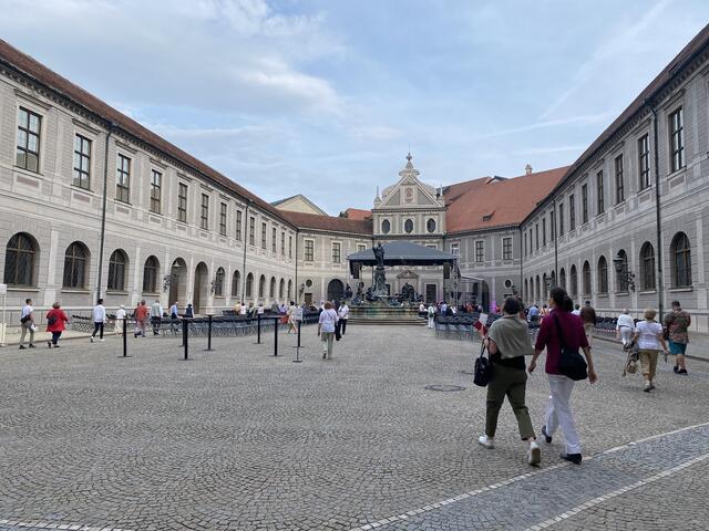 Der Brunnenhof der Residenz München