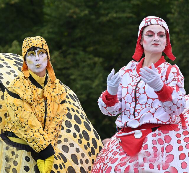 Mit einer bunten Parade wurde das Maschseefest 2023 eröffnet | Foto: Jens Schade