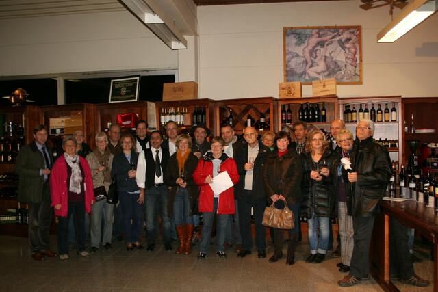 Weinprobe 10/2012 | Foto: PV Neusäß-Bracciano