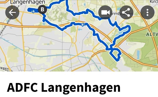 Link zur Radtour-Route bei Komoot: Siehe Text | Foto: Ortsgruppe Langenhagen im 🚲-Club ADFC Region Hannover e.V.