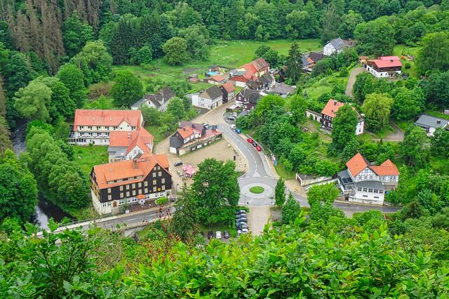 Treseburg vom Weißem Hirsch aufgenommen (Archivbild) | Foto: Gerd Horenburg