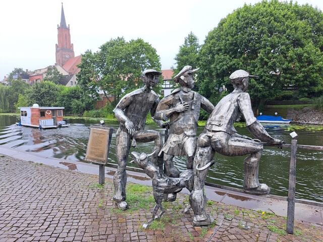 Skulptur in Rathenow.