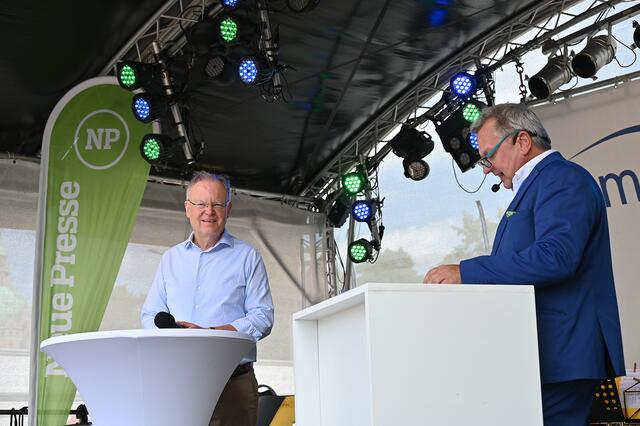 Landesvater Stephan Weil kam zum NP-Rendezvous auf dem Maschseefest.