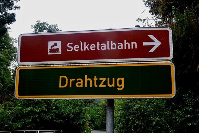 Am Haltepunkt Drahtzug