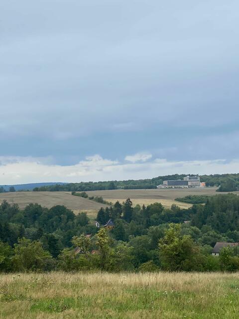 Blick zum Glasebachbergwerk