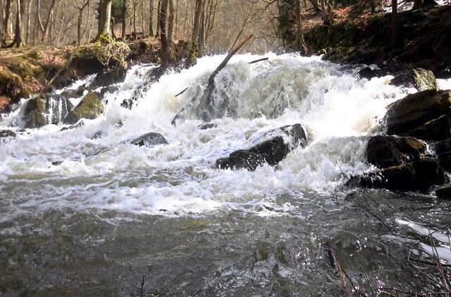 Selkewasserfall, dieser künstlich angelegte Wasserfall befindet sich etwa 1,5 km vom Standort Drahtzug in Richtung Alexisbad entfernt. Der Selketal - Stieg führt direkt vorbei 