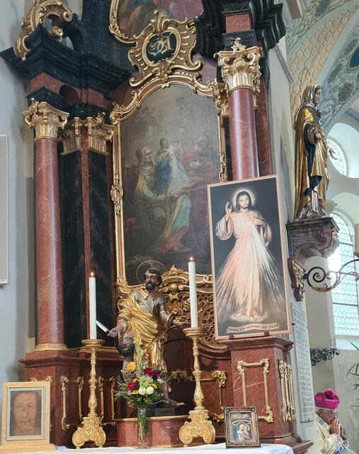 Kräuterbuschen linker Seitenaltar St. Thomas