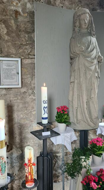 Statue Spindeltal Madonna