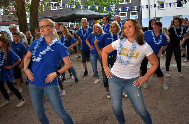 Spontaner Showtanz