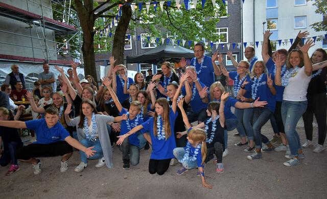 Spontaner Showtanz