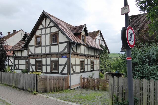 Ein renoviertes Fachwerkhaus in der Talstraße 67.