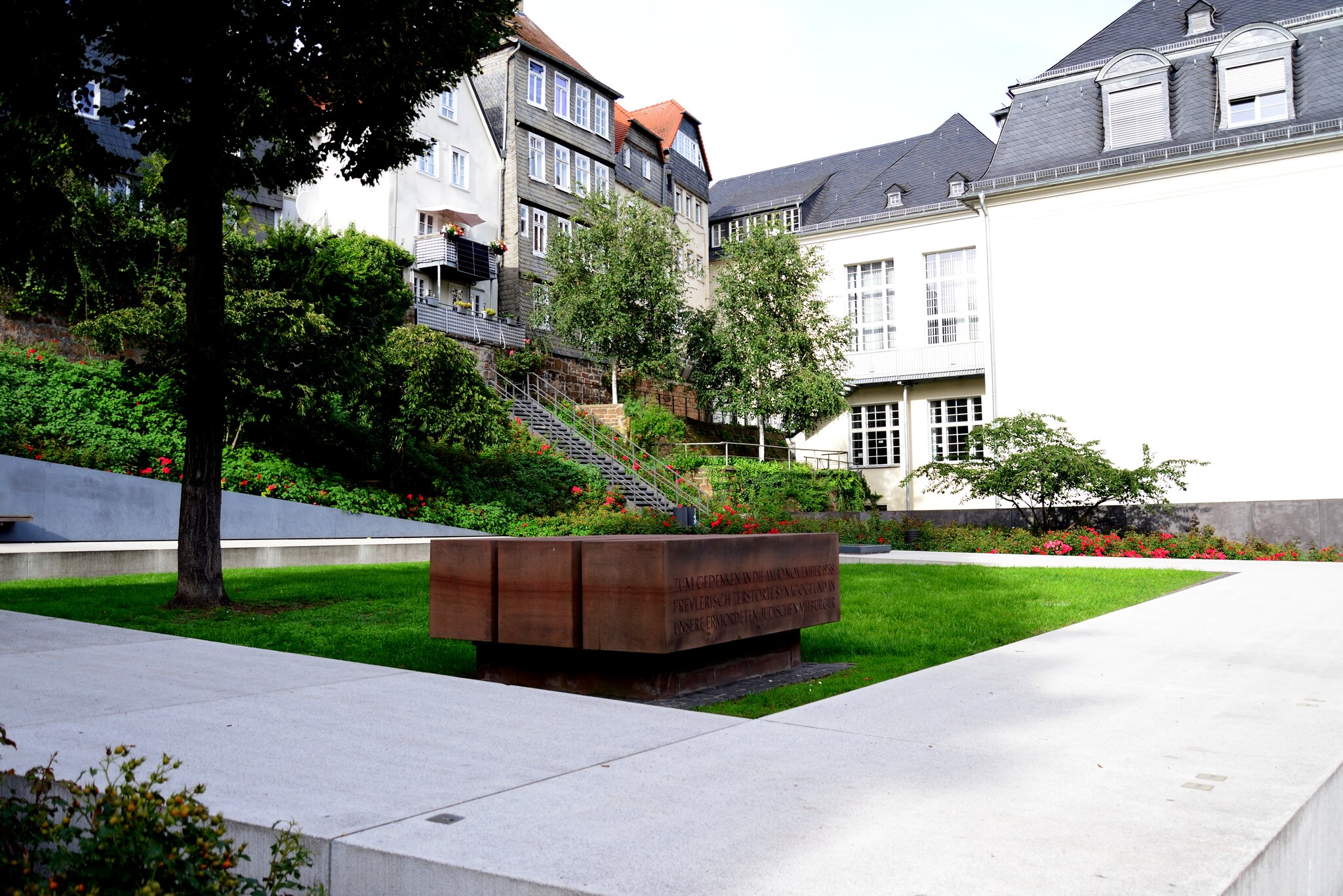 Ein Ort zum Verweilen mitten in Marburg Der Garten des Gedenkens Marburg