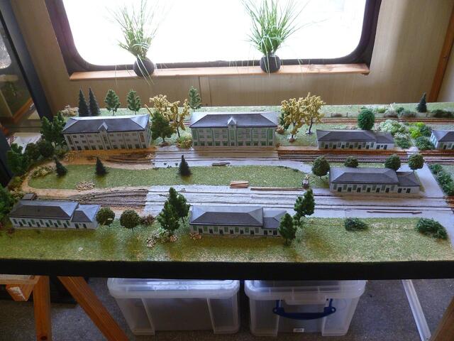 Modelleisenbahn beim Kalibahnverein Riedel. Hier: Gleise der ehemaligen Heeresmunitionsanstalt (Muna) Hänigsen.