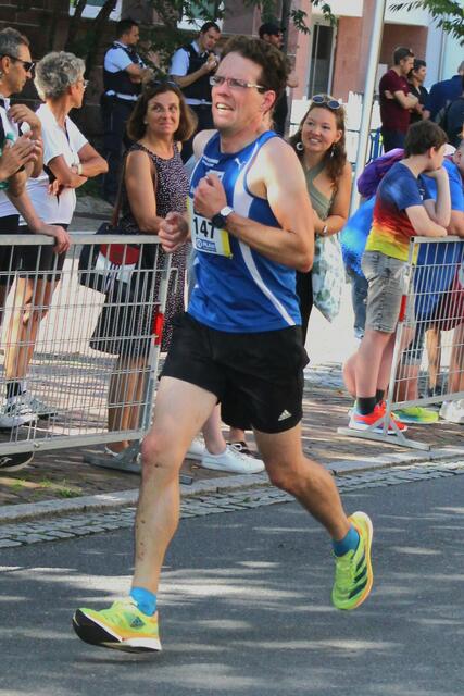 Wenzel Kurka auf dem Weg ins Ziel