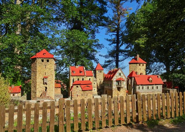 Modell der Lauenburg in Stecklenberg