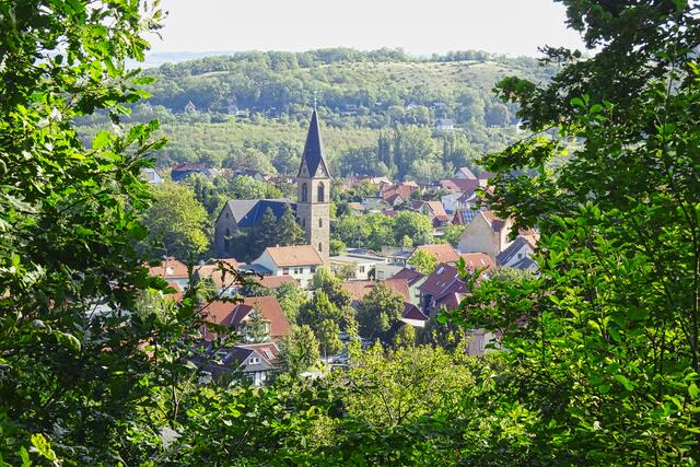 Blick vom Tempelberg auf Bad Suderode